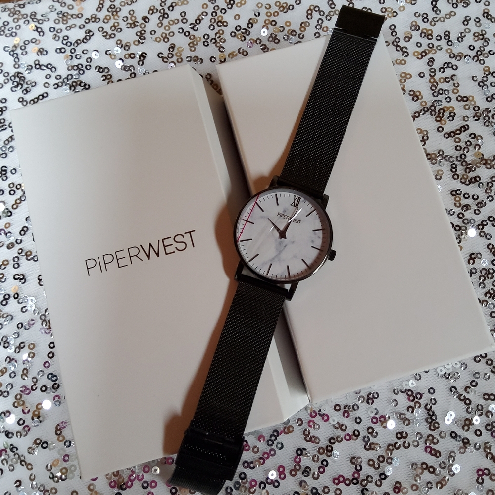 Piperwest Marble Minimalist Watch